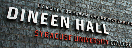 Building Graphic Program Brands Dineen Hall—Syracuse University College of Law’s New State-of-the-Art Facility