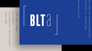 BLT Architects branding