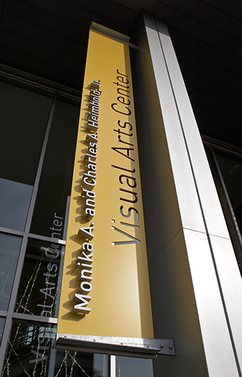 Heimbold Visual Arts Center Identification
