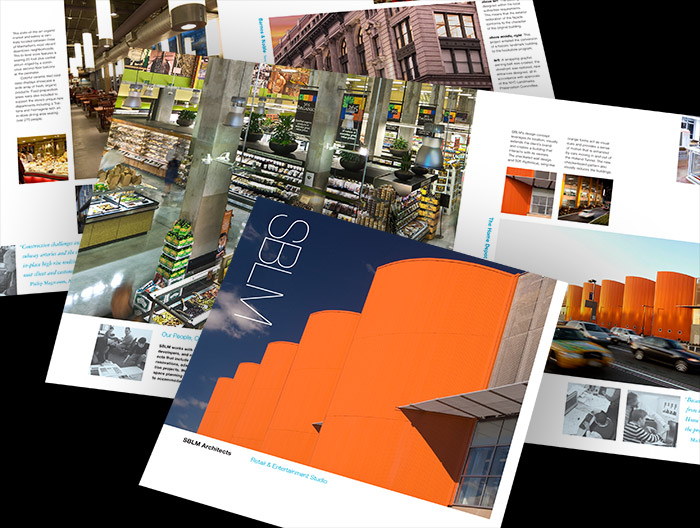 SBLM Architects print brochures