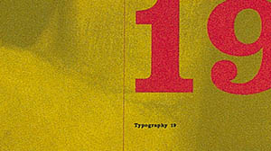 Typography 19 publication